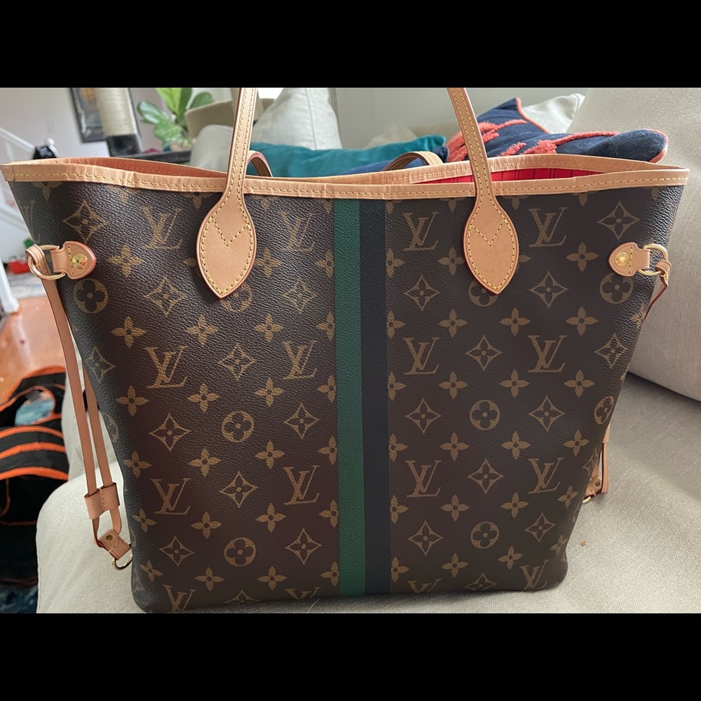 Authenticated Louis Vuitton Neverfull MM My LV Heritage like new